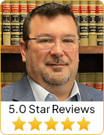 Attorney Robert Maines Byline Image With 5 Stars Rating.